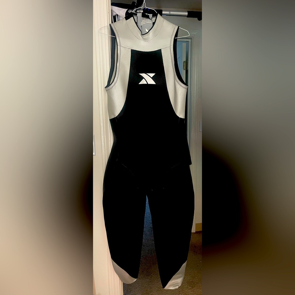 Xterra Men’s Vengeance Sleeveless Special Wetsuit, XXL, Black and Silver